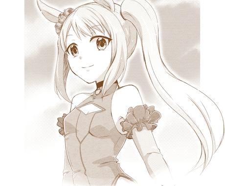 ラフorモノクロイラスト承ります ラフorトーン仕上げのお手軽なイラストをお描きします！ イメージ1
