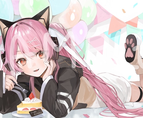 鮮やかなキャラクターイラスト描きます さまざまな絵柄でご希望に沿ったイラストをお描きします。 イメージ2