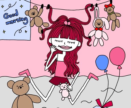 イラスト作成：写真からイラスト化します 人物やペット、モノでもOK！あなたの大切な写真をイラストに！ イメージ2