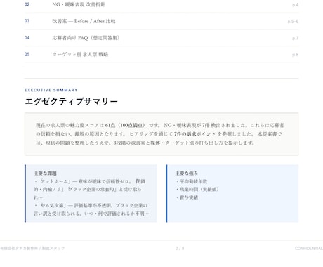 給与以外の魅力で応募が来る求人票に変えます 求人票の魅力度を診断、改善提案します イメージ2