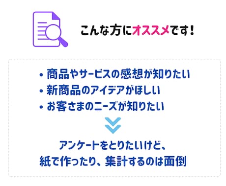 Googleフォームの作成を代行します ★ 実施や集計にかかる手間や時間を大幅に削減 ★ イメージ2