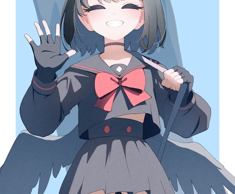 透明感のあるアニメ塗りのイラストをお描きします アイコン・ヘッダー・サムネイル、様々な用途にお使いください イメージ2