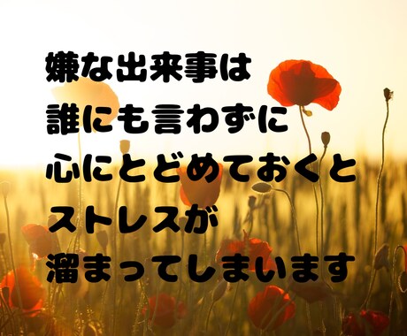 あなたのネガティブな感情に寄り添います イライラ/怒り/不満を吐き出しましょう！ イメージ2