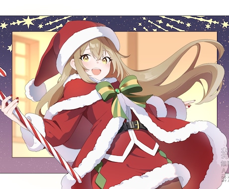 一枚絵作成承ります 季節やイベントに合わせた一枚絵を作成いたします イメージ2