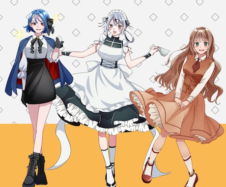 立ち絵制作します TRPG、配信、ゲーム制作 等用の立ち絵を制作いたします！ イメージ2