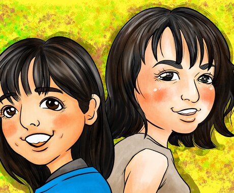 お子様の似顔絵作成します お子様の似顔絵暖かく優しいイラスト イメージ2