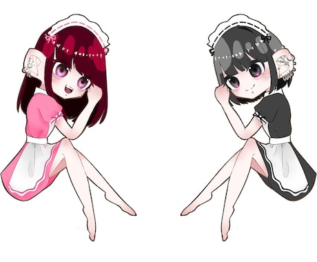 ミニキャラなど可愛いらしいSNSアイコン描きます 2~5頭身のかわいらしいミニキャラなどの絵が描けます！！ イメージ1
