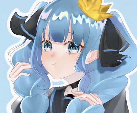 等身イラスト・SNS用アイコン・その他、承ります 商業利用可！より良い作品作りのためラフ訂正何度でも可です！ イメージ1