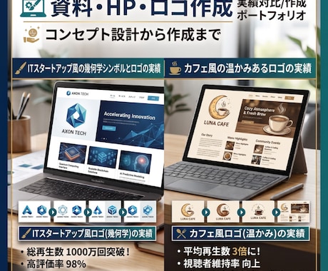 コンセプト設計！高品質な事業・店舗ロゴを作成します 集客とブランド力を高める！コンセプトから考えるロゴデザイン イメージ1