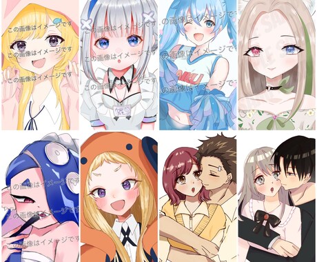 夢絵、アイコンオーダー受付ます 素敵に仕上げます！ご依頼お待ちしております。 イメージ2