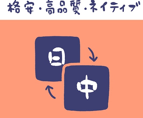 中国語ネイティブがプロ翻訳を格安で提供します 「ネイティブ」「格安」「高品質」がウリの日本語⇔中国語翻訳！ イメージ1
