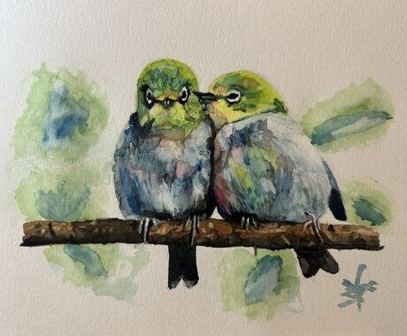 水彩画であなたの想い出を描きます 風景、動物などを水彩の綺麗な色に イメージ2