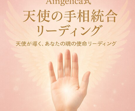 あなたの使命を手相×スピリチュアルで読み解きます あなたの手のひらに宿る光｜天使が導く癒しの手相リーディング イメージ1