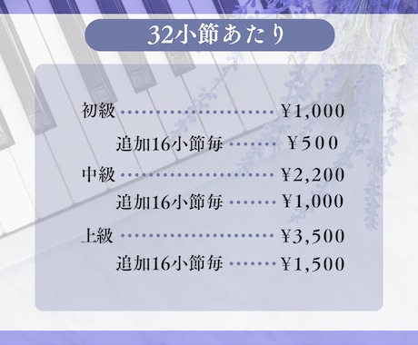 既存楽譜の移調・転調します 【無料デモ音源】手書きの楽譜綺麗にします！ イメージ2