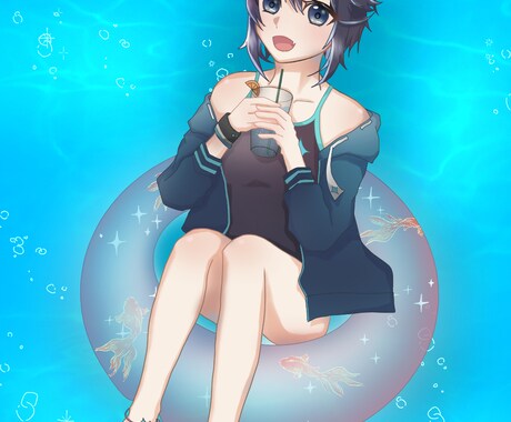 アイコン、ヘッダー、キャス画お描きします SNSやゲームのアイコンなどにどうぞ イメージ1