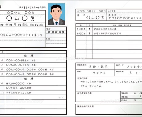 履歴書のアドバイスいたします 就労支援の経験から好印象を与える履歴書のアドバイス！ イメージ1