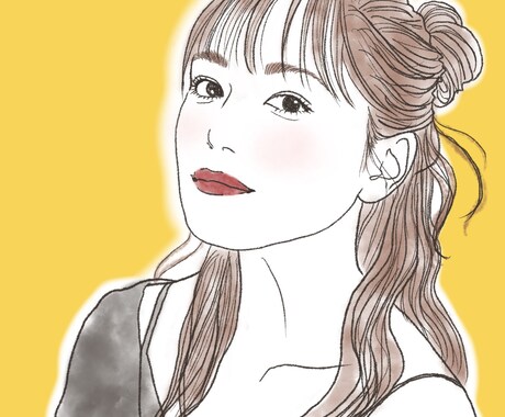 お気に入りのお写真をオシャレなイラストにします SNSやブログのアイコン、プレゼントにいかがですか？ イメージ2