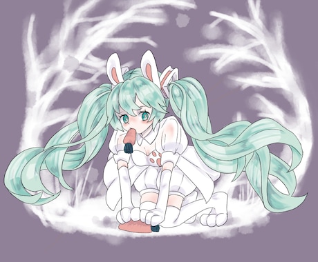 ソシャゲ風イラスト描きます 似顔絵もオリキャラも好きなキャラクターでも可！ イメージ1