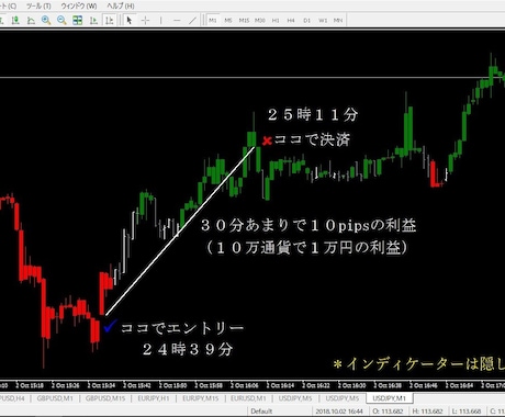 専業トレーダーが作ったチャートシステムを出品します ☆Day Trader scal☆アラートシグナル特典付‼ イメージ2