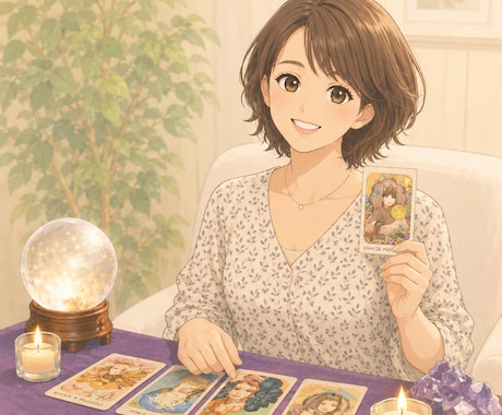どんなお悩みもタロットで30分チャット鑑定します 仕事·転職·人間関係·パワハラ·キャリア·恋愛·結婚·離婚· イメージ2