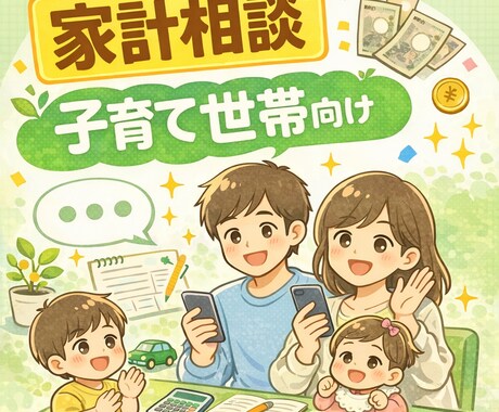 家計相談｜子育て世帯向けの相談乗ります 無理しない家計と暮らしを、ゆるくサポートします イメージ1