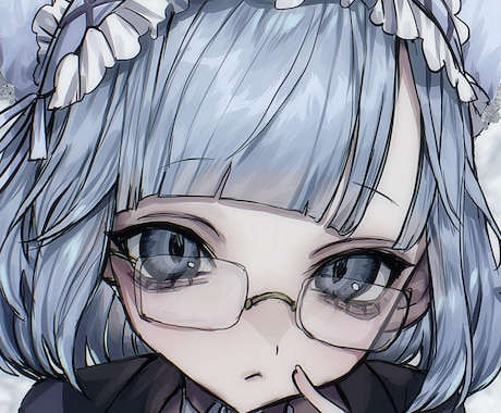 SNSアイコン製作■Y2K風ｲﾗｽﾄになります キュートでちょっとダークな風味のアイコンどうでしょうか! イメージ2