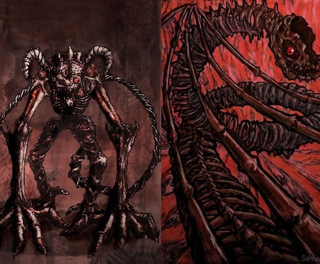 モンスター（クリーチャー）・人間イラストを描きます モンスターを得意としたイラストレーターへ依頼してみませんか？ イメージ1