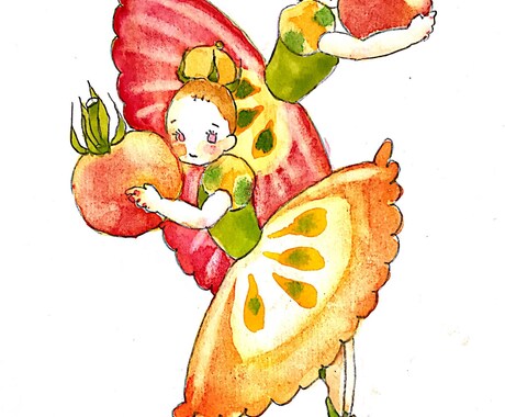 手描きのかわいいイラストお描きします 印象的な、かわいいイラストをお描きします。 イメージ1
