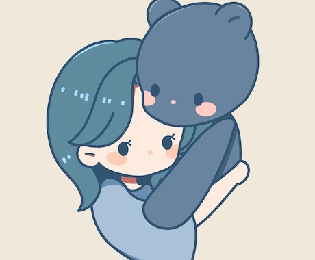 ポップでかわいいSNSアイコン描きます 他と差がつくアイコン｜プレゼント・名刺・ウェディングにも◎ イメージ2