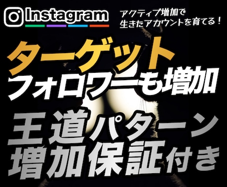 インスタフォロワー▷唯一「王道パターン増加」します ▶︎ターゲット増▷ダミーなし本物の14日間増加運用[保証付] イメージ1