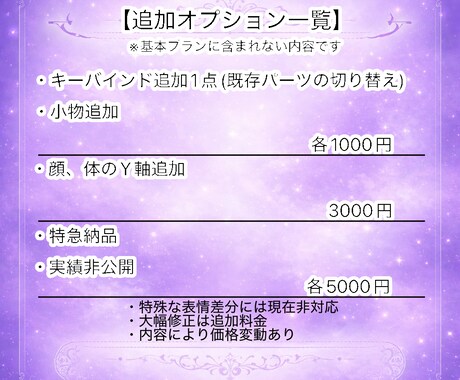 キャラデザからLive2Dまで表示料金で作ります 著作権譲渡込/デビューサポート/一括制作 イメージ2