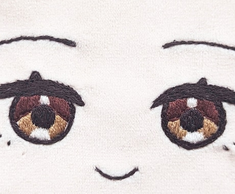 ぬい刺繍承ります 髪やボディの刺繍もお手伝いします イメージ2