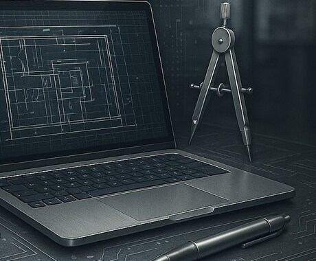 PDF・手描き図面をCADデータにトレースします PDFや紙媒体の図面を,AutoCADにてデータ化します。 イメージ1