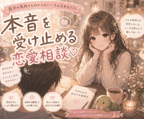 明るい声で恋愛初心者さんに寄り添います 距離の詰め方、男心、女心、LINE、デートコース、会話、告白 イメージ2