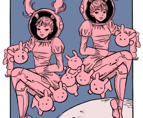 線画ベースのイラストを描きます MV、歌ってみた、サムネイル、挿絵、グッズなどに イメージ2