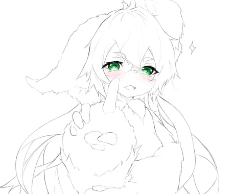 モノクロ】キャラクターデザインします 絵描き歴1年/支援お願いします イメージ2