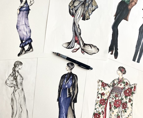 あなたのお洋服をそのまま描かせていただきます イメージ1