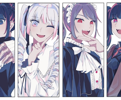 イラストのご依頼を承ります 可愛い絵からリアル寄りの絵まで イメージ1