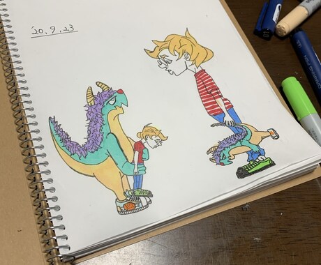 キャラクターを提供します アメリカンチックな今時のキャラクターを提供します！ イメージ2