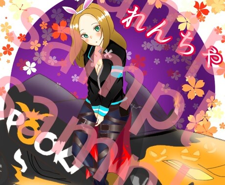 キャラアイコン、ヘッダー等描きます あなただけのキャラに名前等も入れて個性を出そう イメージ2