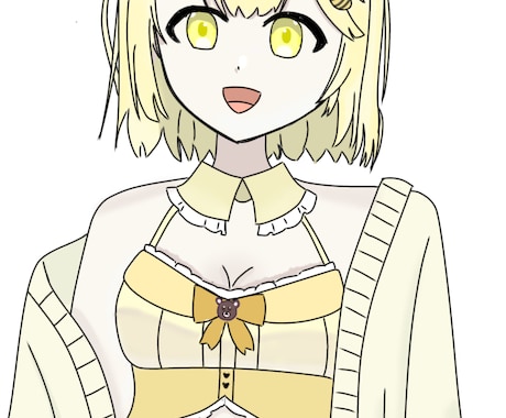 女の子のイラストお描きします アイコンから腰下まで色んな範囲でおかきできます！ イメージ2