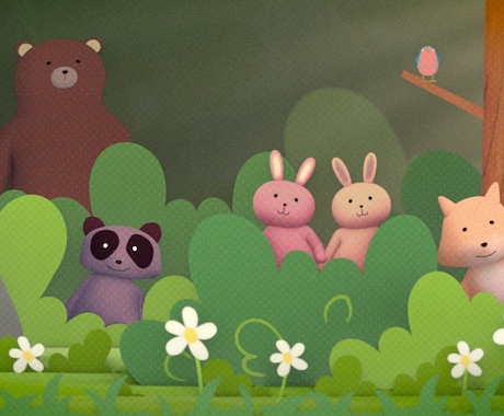披露宴が一気に和む！絵本風OPムービー制作します かわいい動物と優しい世界観でゲストが笑顔になるオープニング イメージ1