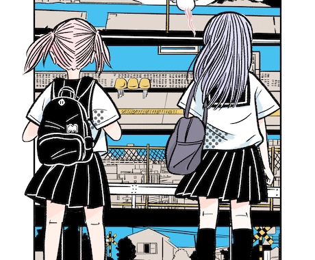 漫画風オリジナルイラスト描きます イメージ1