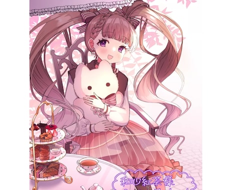 あなたのオリジナルキャラクターを作画します IRIAM,Vtuber,TRPGなどの立ち絵を描きます！ イメージ2