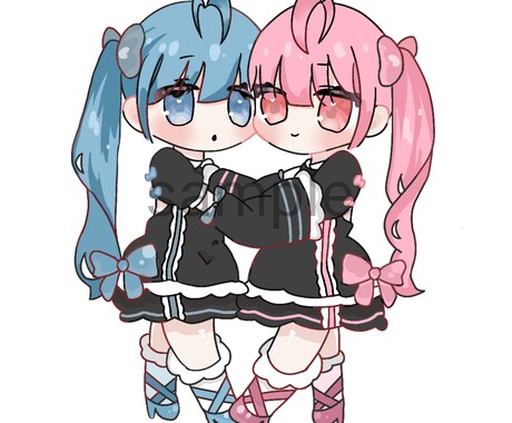 商用利用可！かわいいちびキャラかきます 早く可愛くミニキャラオーダー承ります！ イメージ2