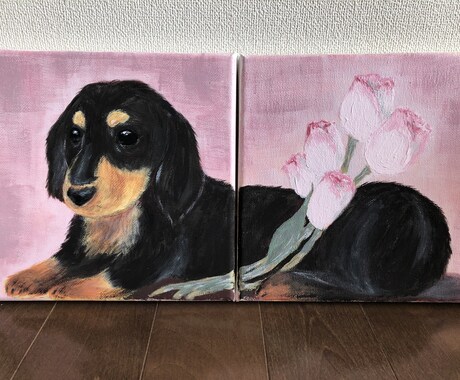 動物やお花の絵画をイキイキと描きます イメージ1