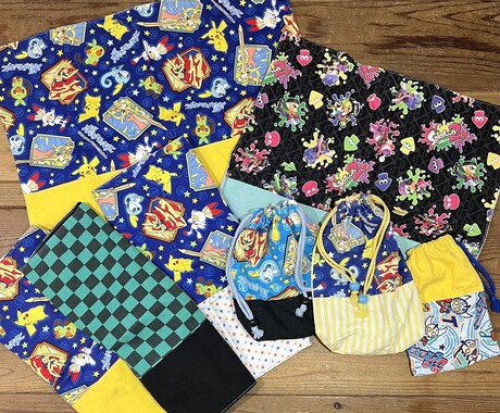 入園・入学グッズお作り代行いたします お子様の好きな柄やデザインをお作りいたしますꔛꕤ イメージ2