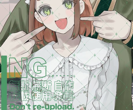 アイコン向けの可愛いイラストを描きます 可愛いけど儚いイラストが得意です イメージ2