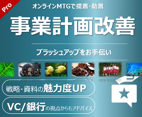 事業計画資料を評価・コメント、改善策を提案します ベンチャーキャピタル出身者が投資家・銀行側の視点でアドバイス イメージ1