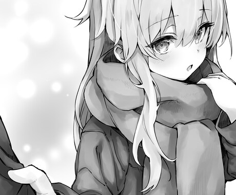小説の挿絵などに使えるモノクロイラスト描きます 購入を迷っている方でもご気軽にDMまでご相談ください。 イメージ2